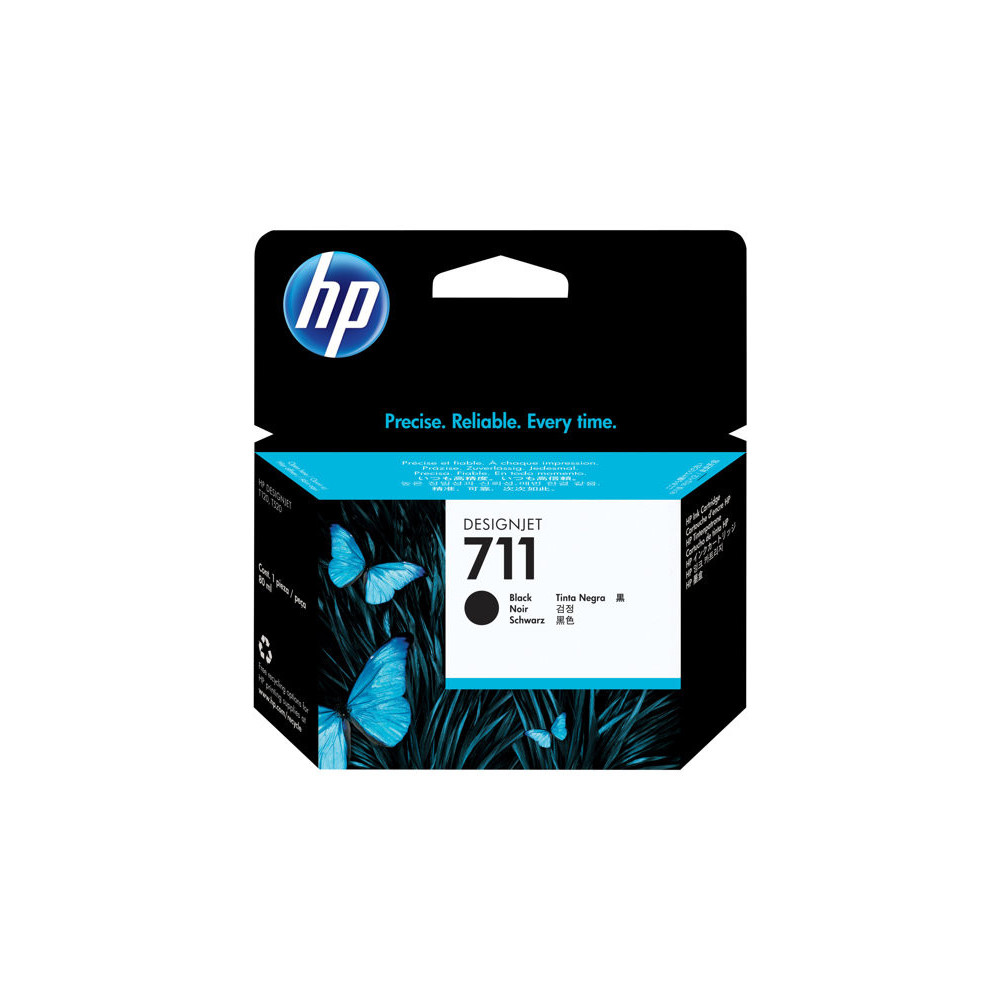 HP 711 original Ink cartridge CZ133A black high capacity 80ml 1-pack