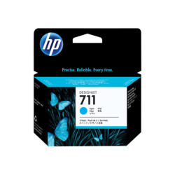 HP 711 original Ink cartridge CZ134A cyan standard capacity 3-pack