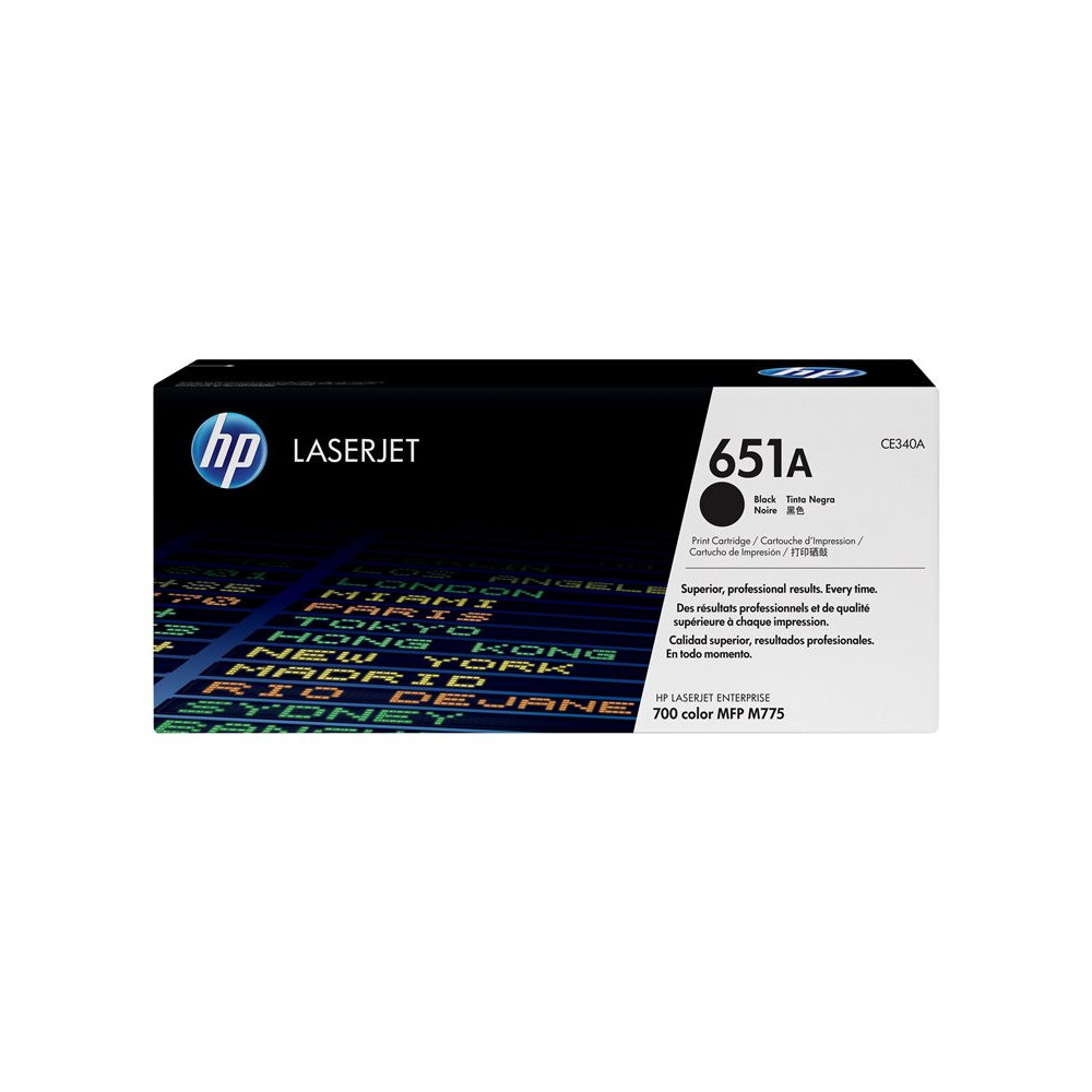 HP 651A original Toner cartridge CE340A black standard capacity 13.500 pages 1-pack