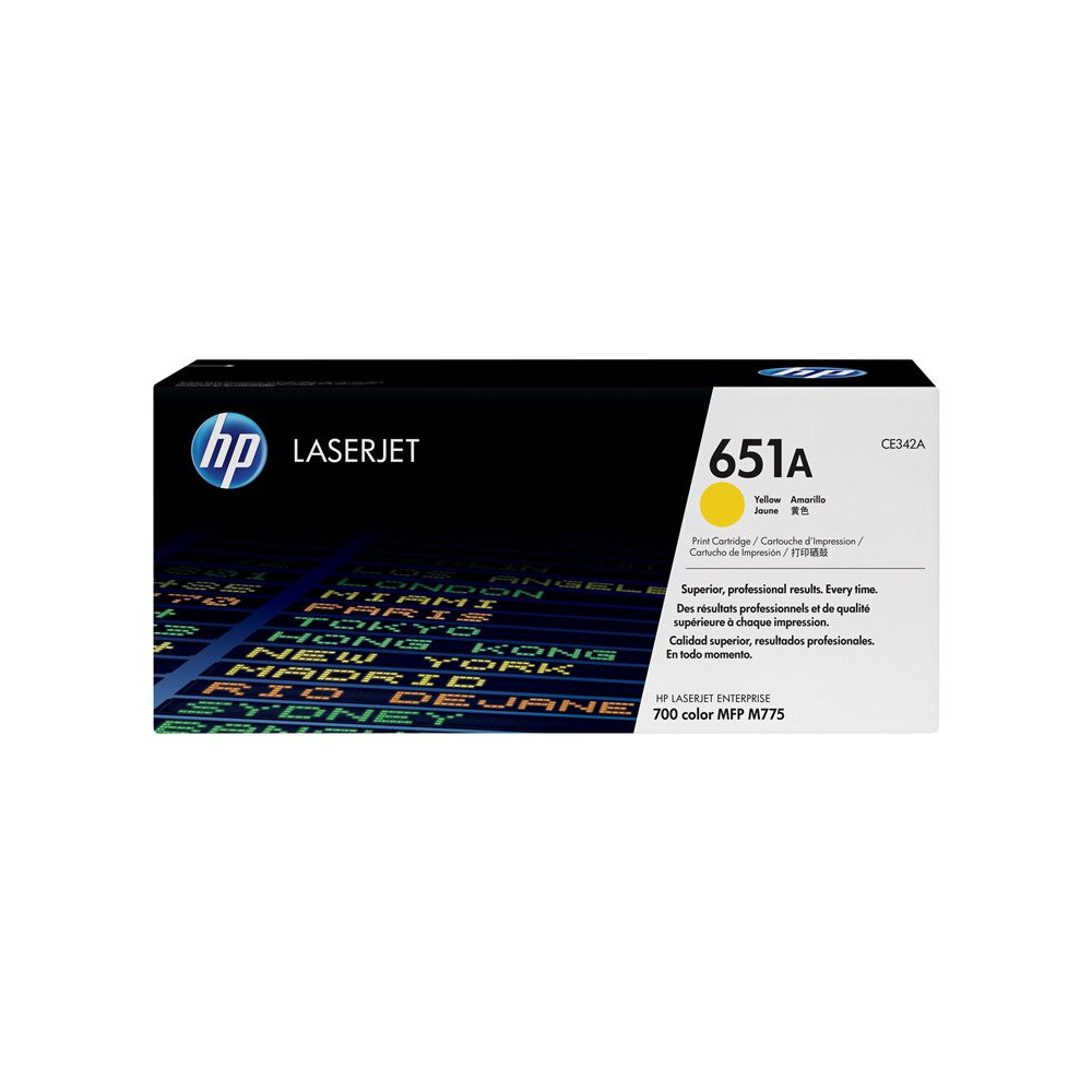 HP 651A original Toner cartridge CE342A yellow standard capacity 16.000 pages 1-pack