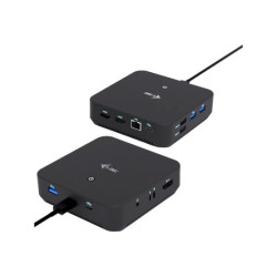 I-TEC USB-C DS 2 x HDMI 1x DP 1x GLAN 1x USB-C 3.2 3x USB-A 3.2 2x USB 2.0 1x 3.5mm Audio/Mic 1x 100W USB-C Power Delivery
