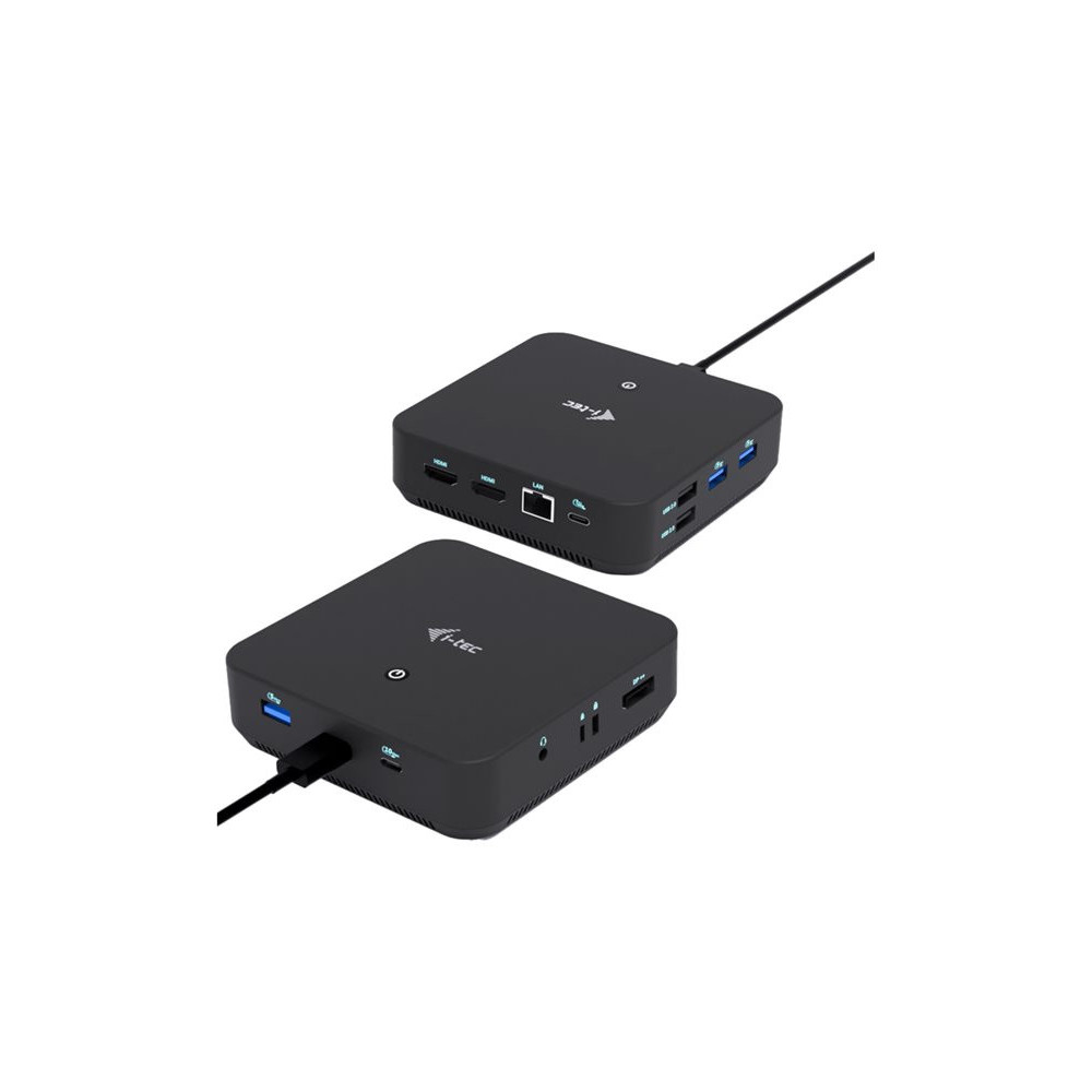 I-TEC USB-C DS 2 x HDMI 1x DP 1x GLAN 1x USB-C 3.2 3x USB-A 3.2 2x USB 2.0 1x 3.5mm Audio/Mic 1x 100W USB-C Power Delivery