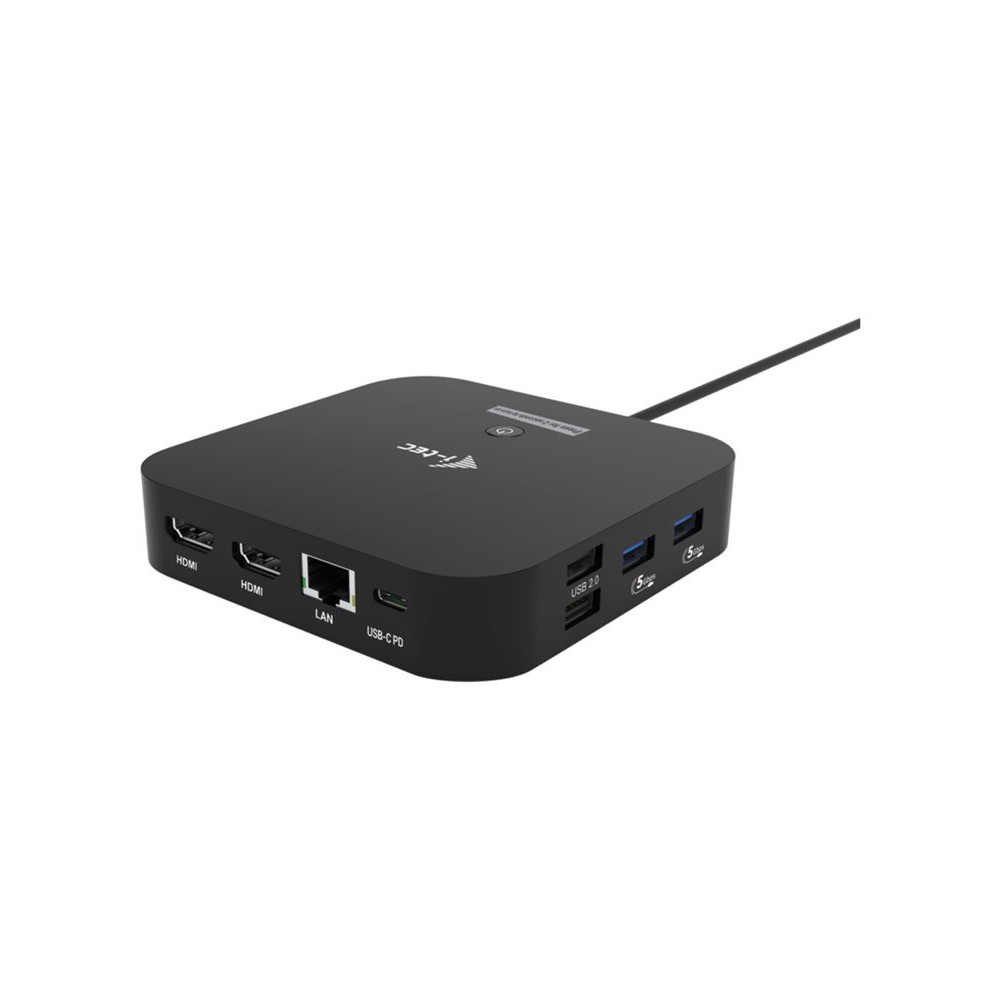 I-TEC USB-C Dual HDMI DS 2x HDMI 1x GLAN 2x USB-A 3.2 2x USB 2.0 1x USB-C Gen2 1x USB-C Gen1 1x Audio/Mic Jack 1x 100W USB-C PD