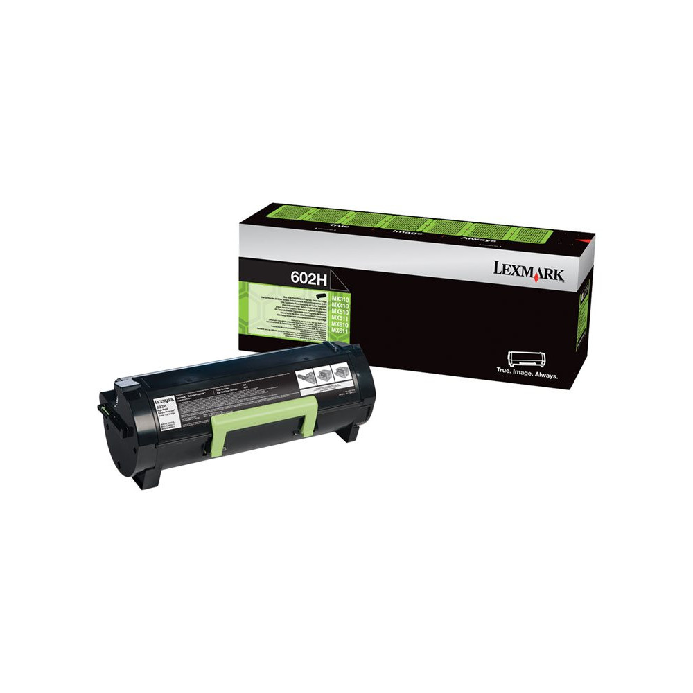 LEXMARK 602H cartouche de toner noir haute capacité 10.000 pages pack de 1 retour program redeal.fr