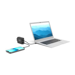 PORT DESIGNS 130W GaN charger USB-C and USB-A Gallium Nitride GaN technology more efficient smaller lighter redeal.fr