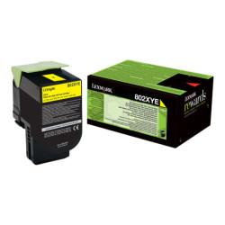 LEXMARK 802XYE cartouche de toner jaune capacité standard 4.000 pages pack de 1 corporate