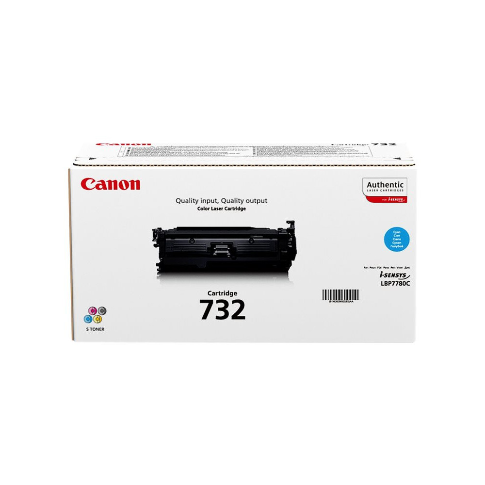 CANON 732-C cartouche de toner cyan capacité standard 6.400 pages pack de 1
