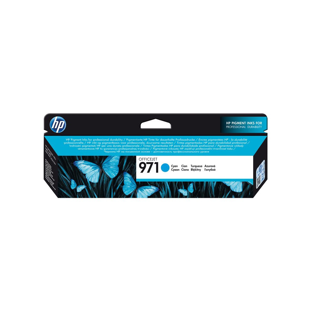 HP 971 original Ink cartridge CN622A cyan