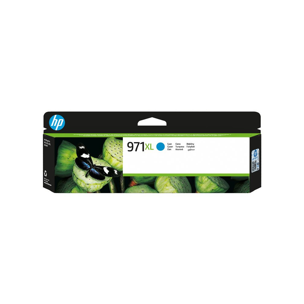 HP 971XL original Ink cartridge CN626A cyan