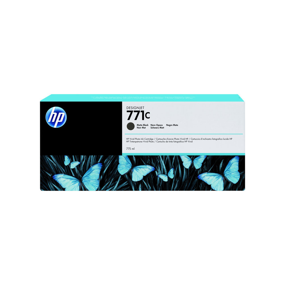 HP 771C original Ink cartridge B6Y07A matte black standard capacity 775ml 1-pack