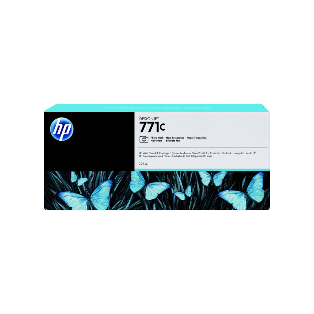 HP 771C original Ink cartridge B6Y13A photo black standard capacity 775ml 1-pack