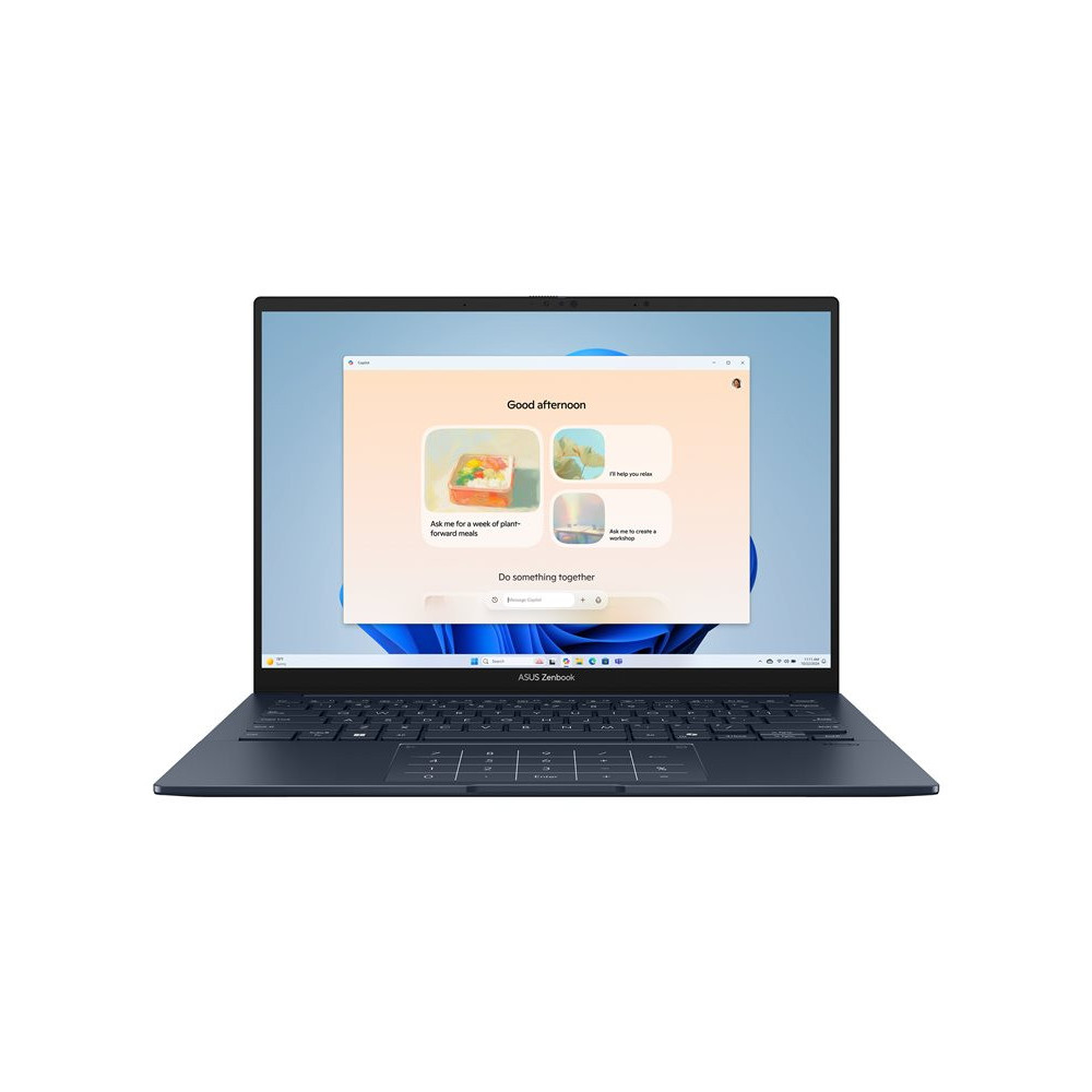 ASUS Zenbook UX3405CA-QL647X Intel Core Ultra 7 255H 14p WUXGA 16Go 512Go PCIE G4 SSD Intel UHD Graphics W11P Bleu