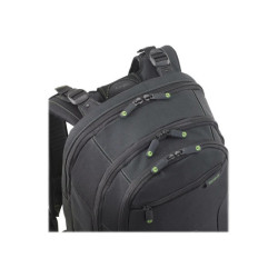 TARGUS Sac a Dos Jusqu a 15.6p ecologique noir Nylon Recycle P.E.T. 900D garantie a vie redeal.fr
