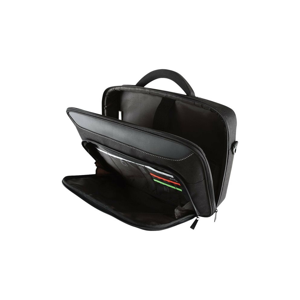 TARGUS sacoche Classic 15-15.6p Clamshell noire et rouge redeal.fr