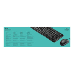 LOGITECH MK120 Pack clavier souris filaire FR redeal.fr