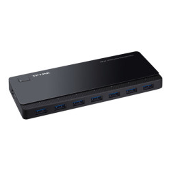 TP-LINK 7 ports USB 3.0 Hub with 2 power charge ports 2.4A Max Desktop a 12V/4A power adapter included redeal.fr