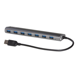 I-TEC USB 3.0 Metal Charging HUB 7 Port with power adaptor 7xUSB charging port. For Tablets Notebooks Ultrabooks PC
