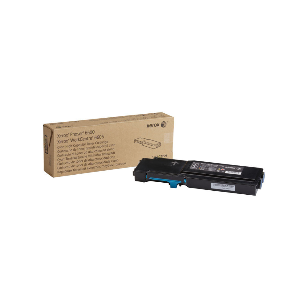 XEROX 6600/6605 toner cyan haute capacité 6.000 pages pack de 1