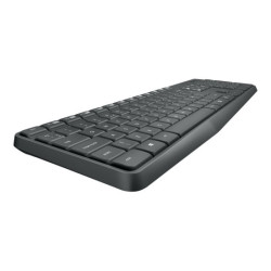 LOGITECH MK235 Wireless Keyboard&Mouse GREY Clavier QWERTY (US) redeal.fr
