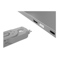 LINDY Clé USB et 4 bloqueurs de ports USB Blanc redeal.fr