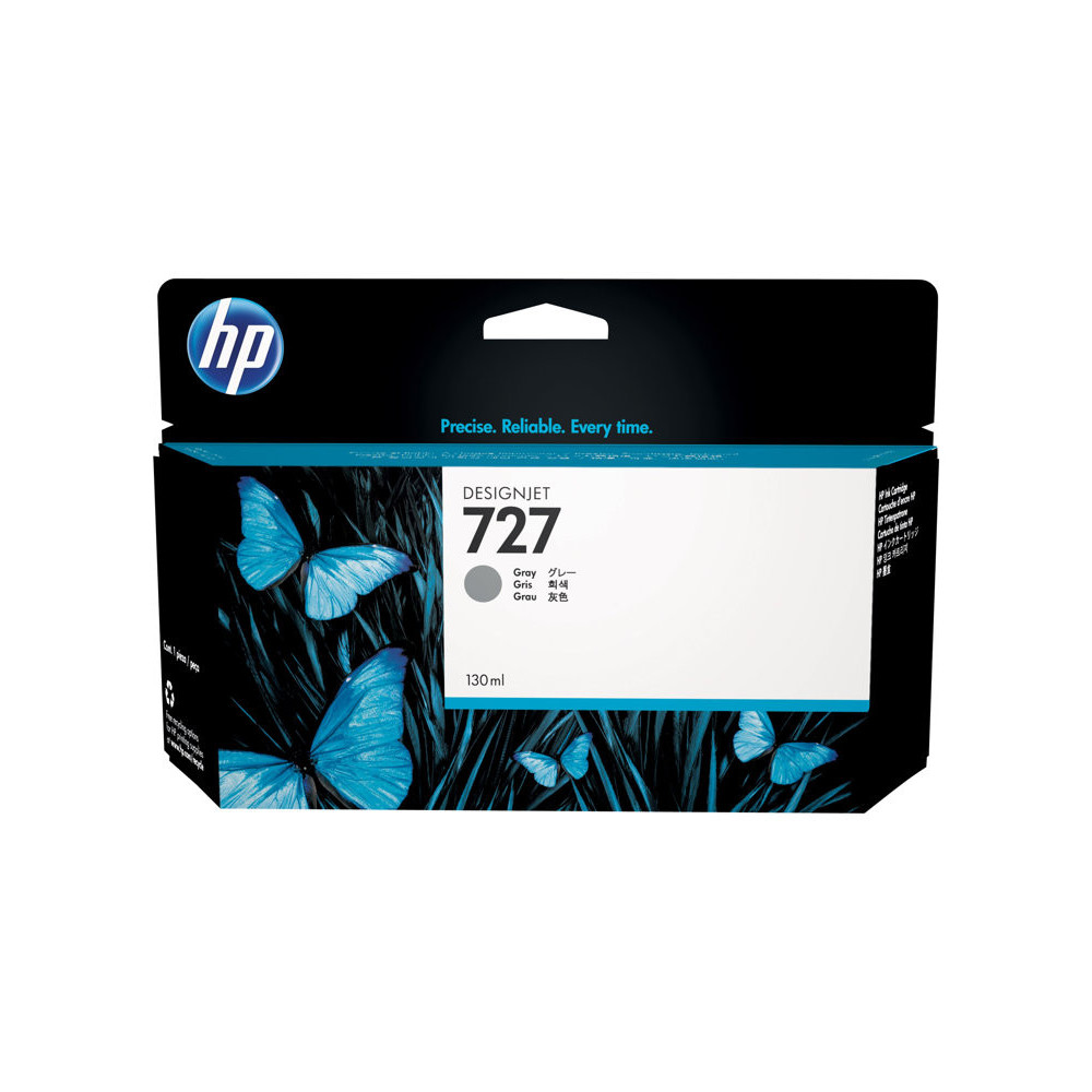 HP 727 original Ink cartridge B3P24A grey standard capacity 130 ml 1-pack