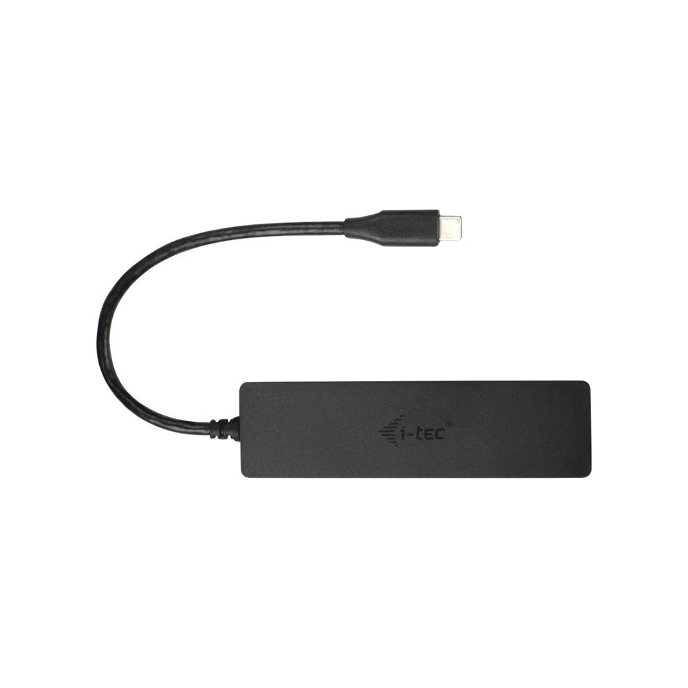I-TEC USB C Slim Passive HUB 4 Port without power adapter for Notebook Tablet PC supports Win Mac OS compatible with Thunderbolt