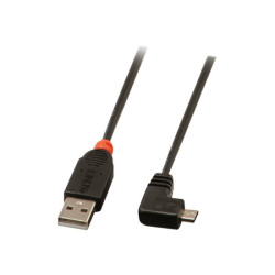 LINDY USB 2.0 Type A/Micro-B 90 0.5m Mini-B plug right angled redeal.fr