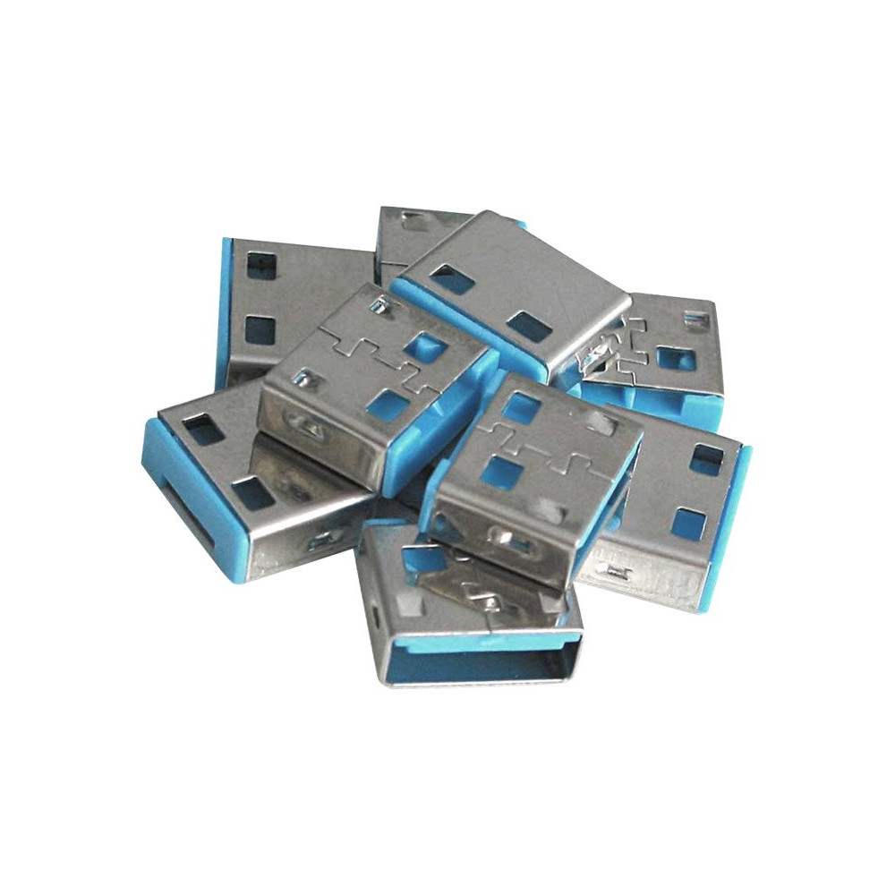 LINDY Bloqueurs de ports USB 10 pièces Bleu redeal.fr