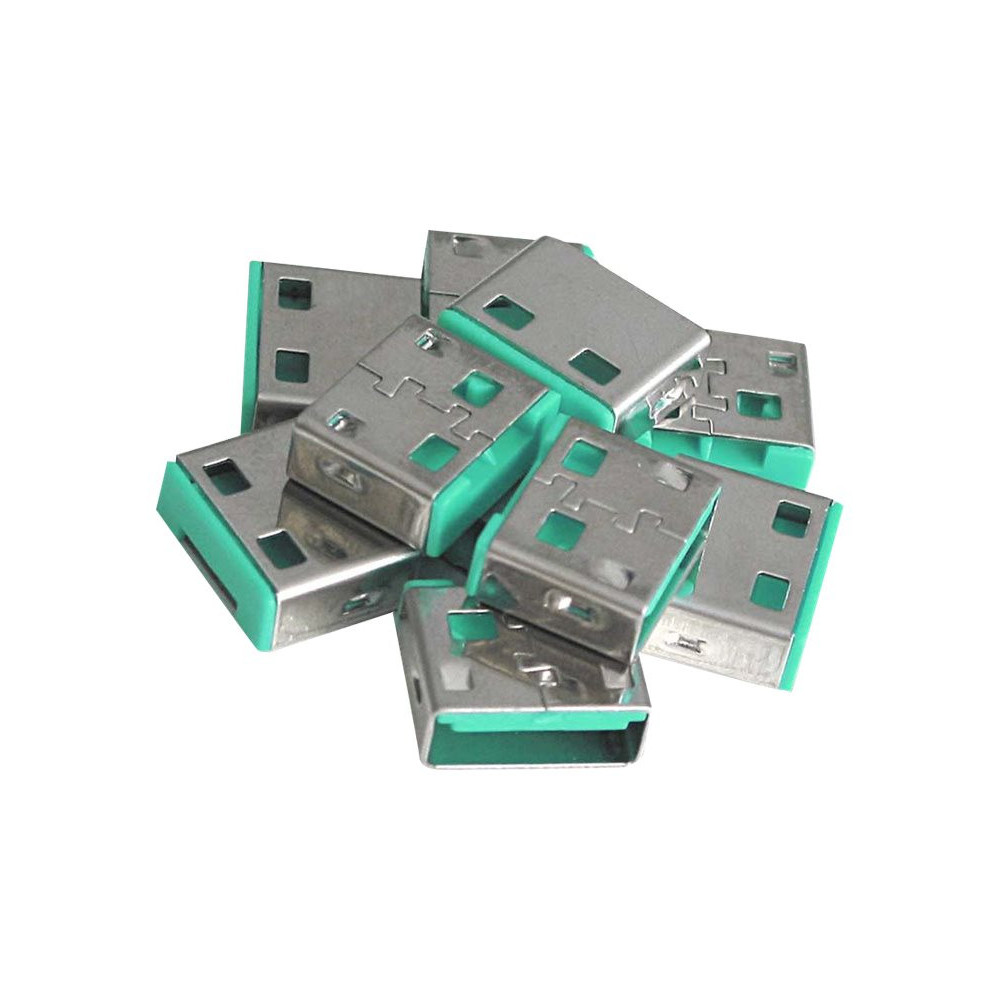 LINDY Bloqueurs de ports USB 10 pièces Vert redeal.fr