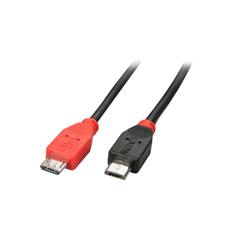 LINDY USB 2.0 Cable Type Micro-B/Micro-B OTG 2m Micro-B plug to Micro-B plug redeal.fr