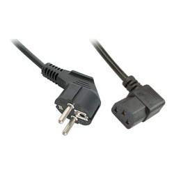 LINDY 5m IEC Mains lead angled Schuko - angled IEC 320 C13 redeal.fr