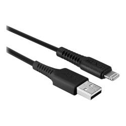 LINDY 3m USB to Lightning Cable black Charge and sync Cable for iPhone iPad & iPod redeal.fr