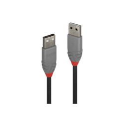 LINDY 0.5m USB 2.0 Type A Cable Anthra Line USB Type A Male to Male redeal.fr