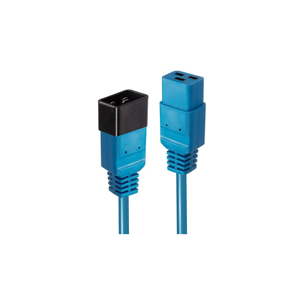 LINDY 2m IEC C19 to C20 Extension Cable Blue redeal.fr