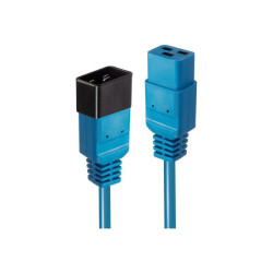 LINDY 1m IEC C19 to C20 Extension Cable Blue redeal.fr