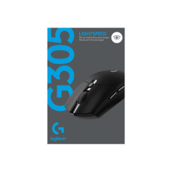 LOGITECH G G305 Mouse optical 6 buttons wireless 2.4 GHz USB wireless receiver black redeal.fr