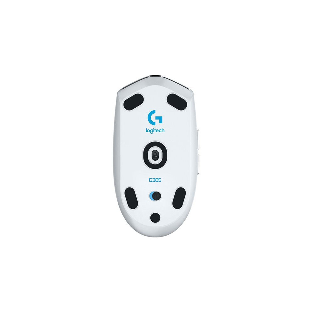LOGITECH G G305 Mouse optical 6 buttons wireless 2.4 GHz USB wireless receiver white redeal.fr