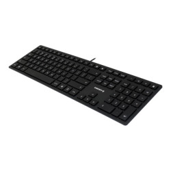 CHERRY KC 6000 Slim Corded Keyboard - USB - BLACK - US-Englisch with EURO Symbol (US) redeal.fr