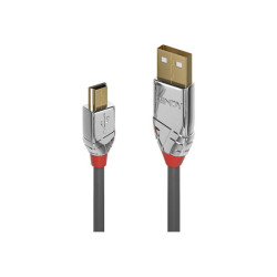 LINDY 1m USB 2.0 Type A/Mini-B Cable Cromo Line 480Mbit/s redeal.fr