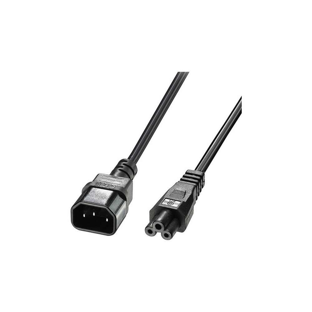 LINDY IEC C14 to C5 Ext Cable IEC C14 to C5 Cloverleaf 1m redeal.fr