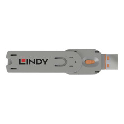 LINDY Clé pour bloqueur de port USB type A orange redeal.fr