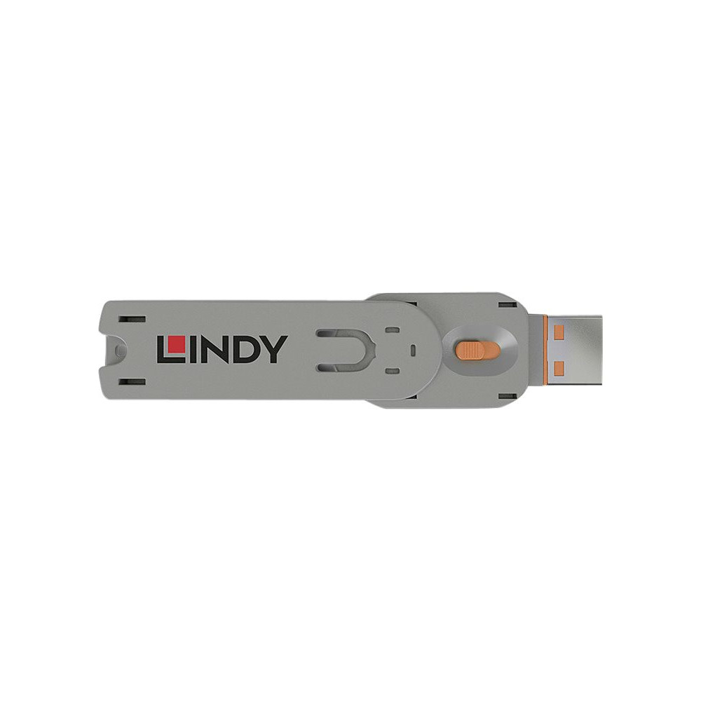 LINDY Clé pour bloqueur de port USB type A orange redeal.fr