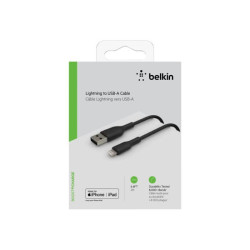 BELKIN BOOST CHARGE USB-A to Lightning Cable PVC 2M Black redeal.fr