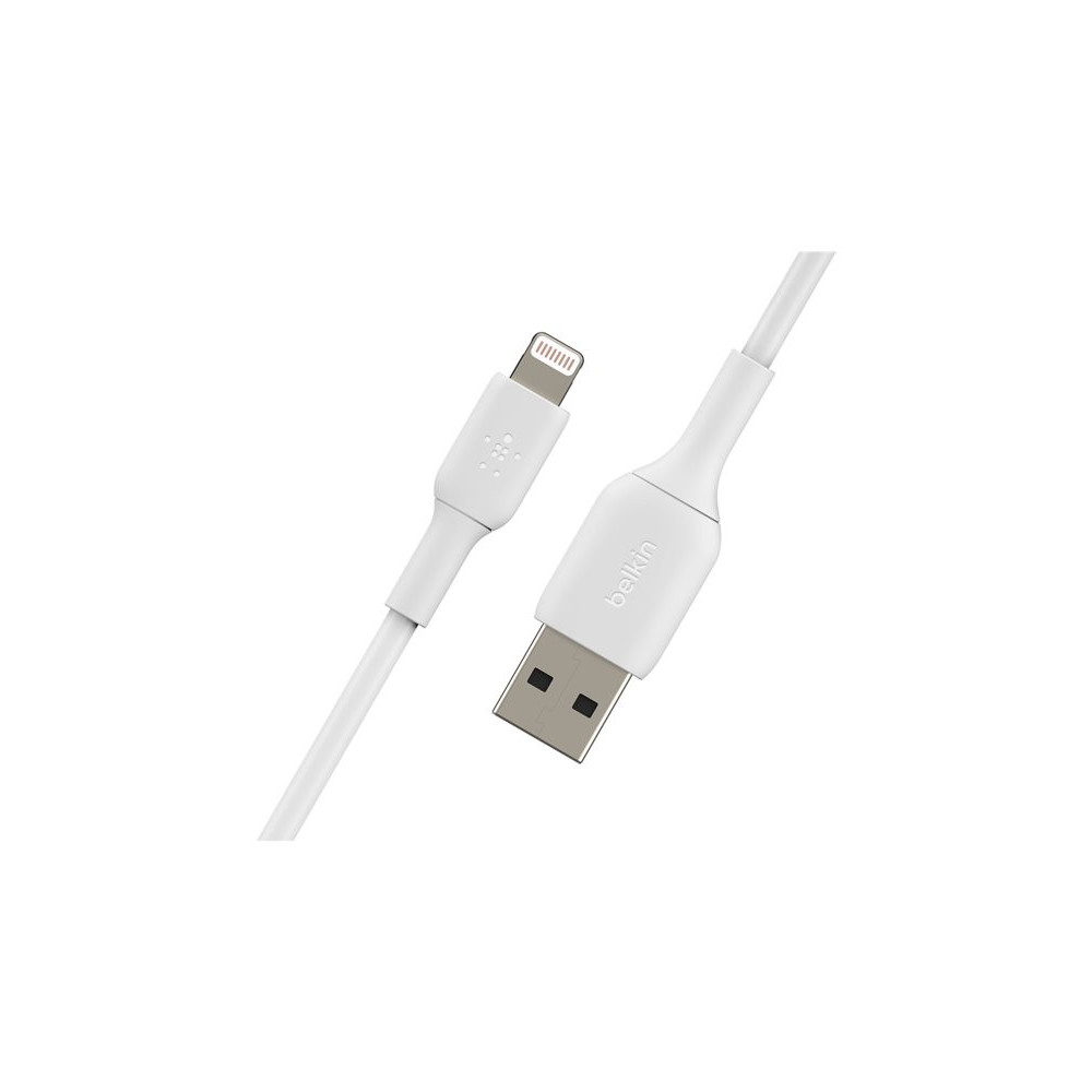 BELKIN BOOST CHARGE USB-A to Lightning Cable PVC 3M White redeal.fr