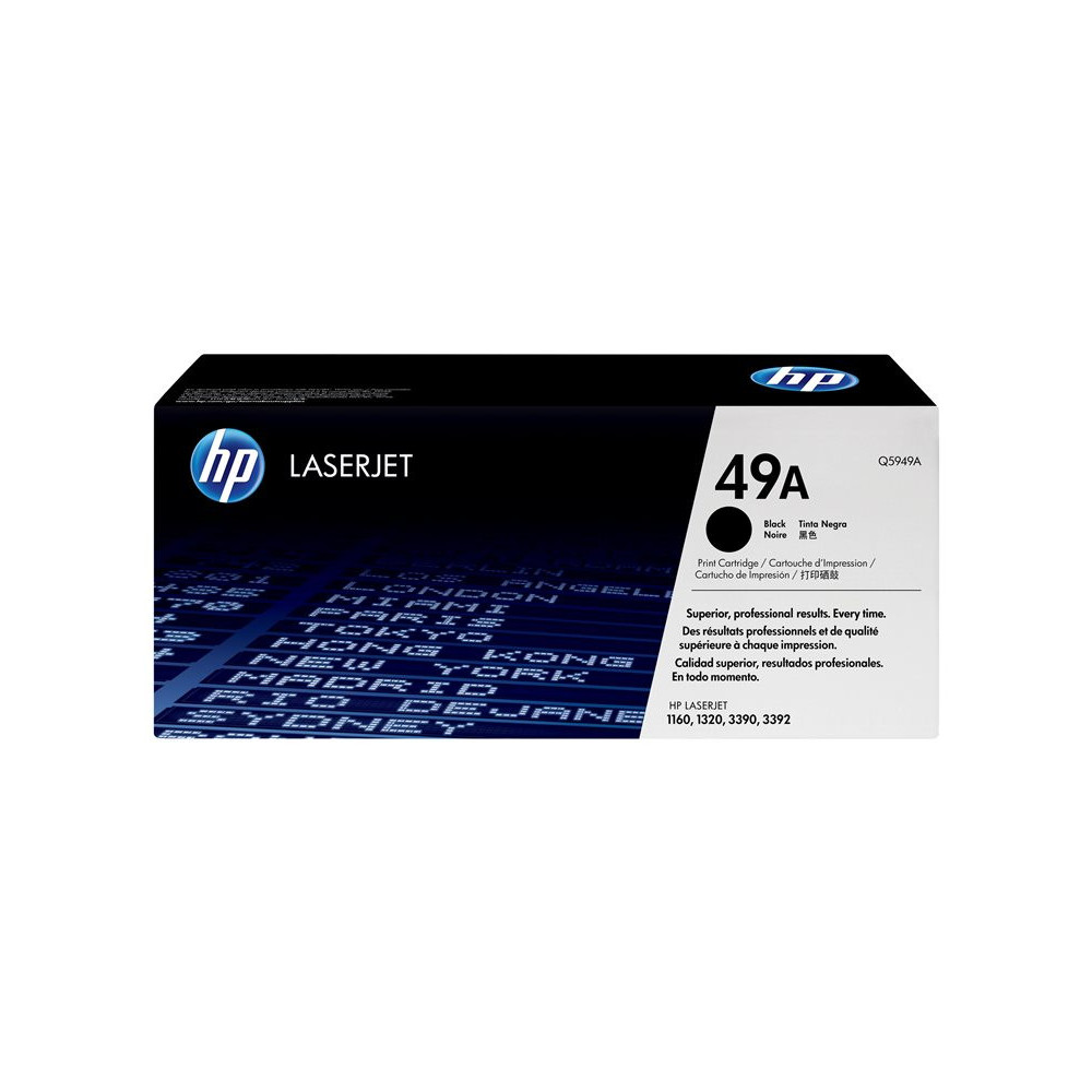 HP 49A original LaserJet Toner cartridge Q5945A black standard capacity 2.500 pages 1-pack