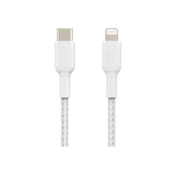 BELKIN BOOST CHARGE USB-C to Lightning Cable Braided 1M White redeal.fr