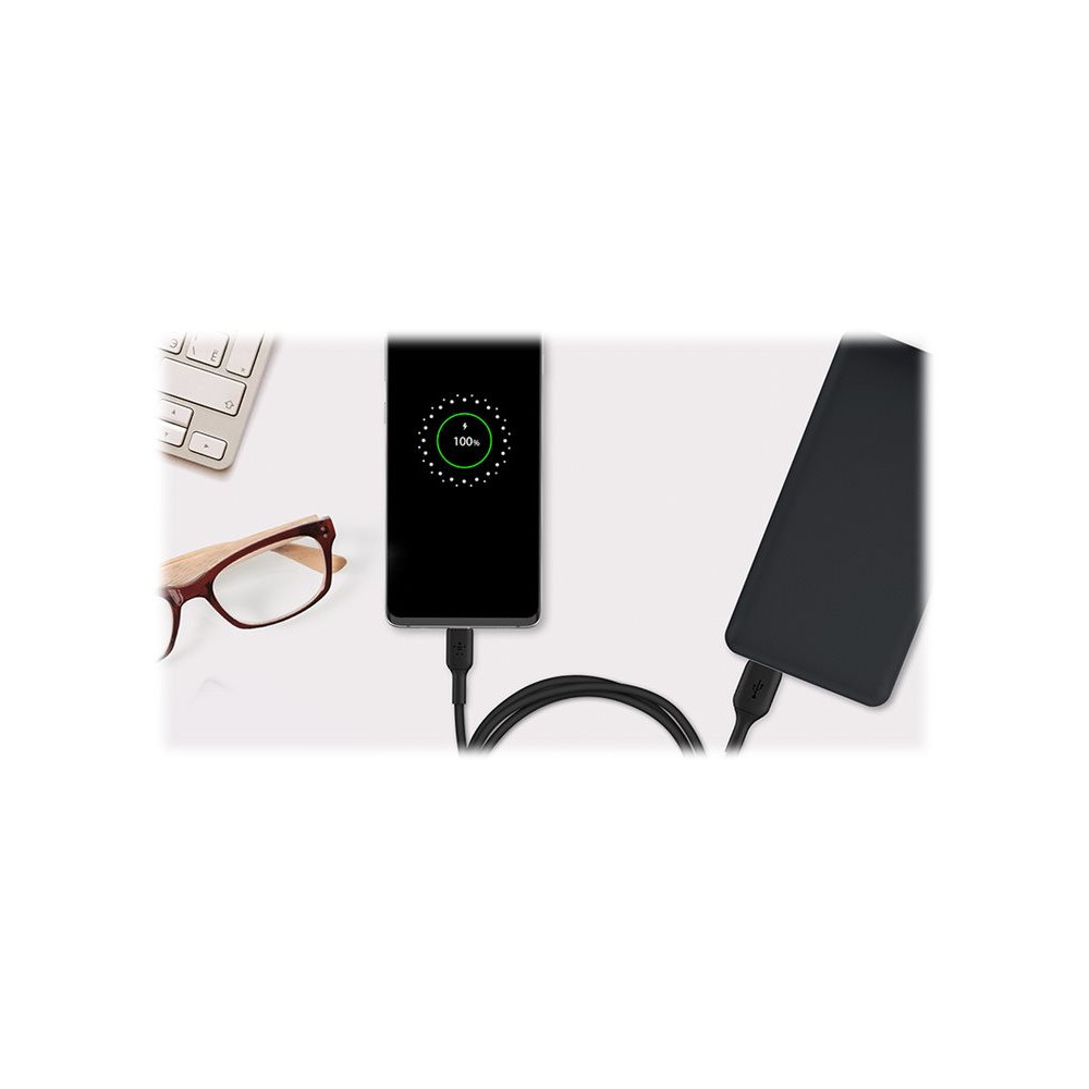 BELKIN BOOST CHARGE USB-A to USB-C Cable PVC 0.15M Black redeal.fr