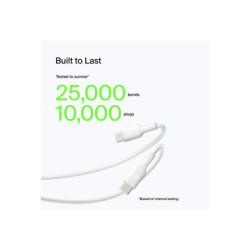 BELKIN BOOST CHARGE USB-A to USB-C Cable PVC 0.15M White redeal.fr