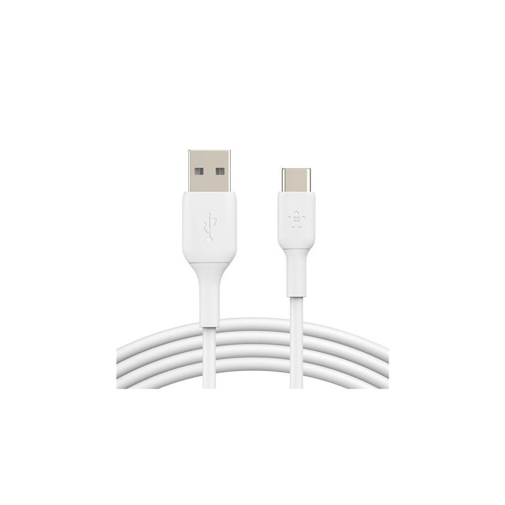 BELKIN BOOST CHARGE USB-A to USB-C Cable PVC 1M White redeal.fr