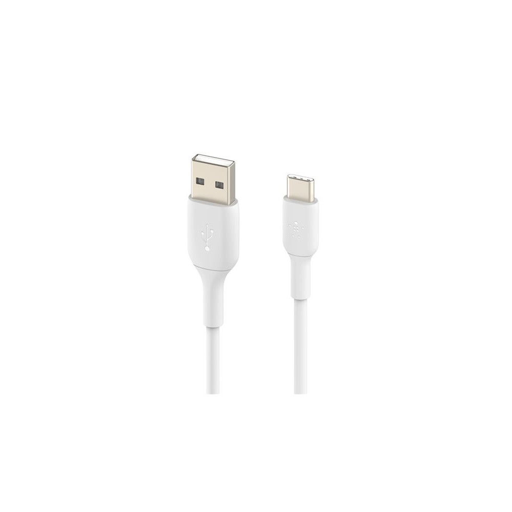 BELKIN BOOST CHARGE USB-A to USB-C Cable PVC 3M White redeal.fr